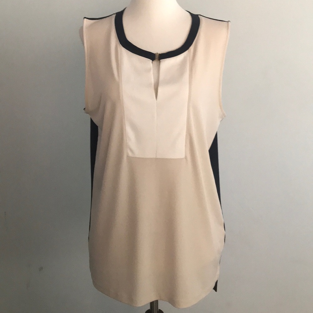 Jones New York collection two toned top size large